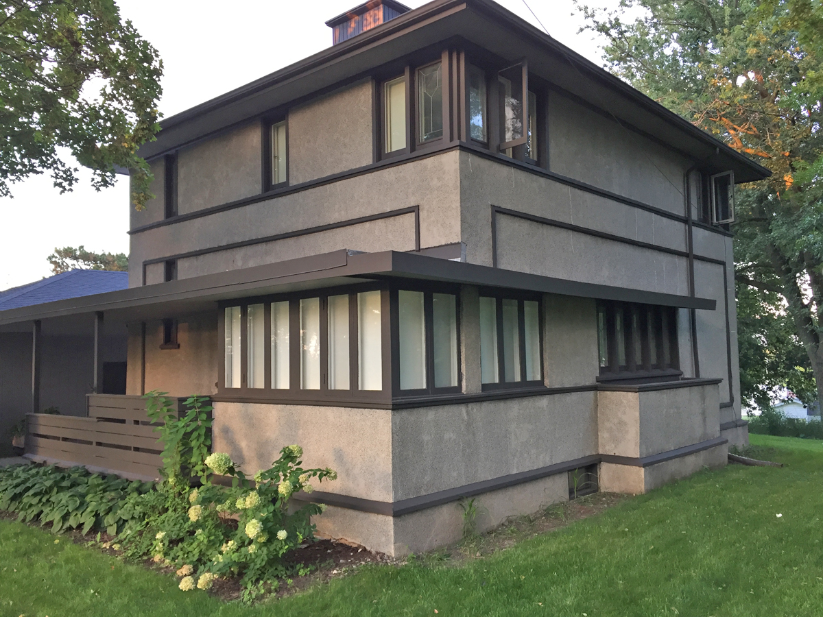 Delbert Meier House, an American System Built Home designed by Frank Lloyd Wright