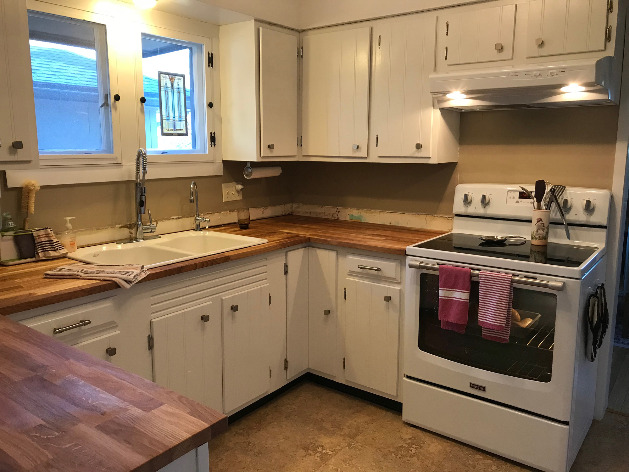 Kitchen Mini-Renovation: Countertop and Sink – This American House